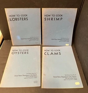 USA Department Fish & Wildlife - Test Kitchen Lobsters/Clams/Oysters/Shrimp - 4 - Picture 1 of 5
