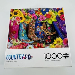 Buffalo Games Cowgirl Colors 1000 Piece Jigsaw Puzzle - Picture 1 of 3