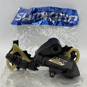LIMITED EDITION Shimano Deore LX Black & Gold RD-M570 9-Speed Rear Derailleur - Picture 1 of 7