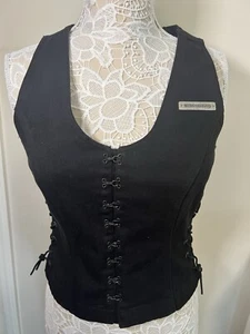 Vintage Harley Davidson Reitweste Korsett Schnürung Seiten Gr. XS - Bild 1 von 6