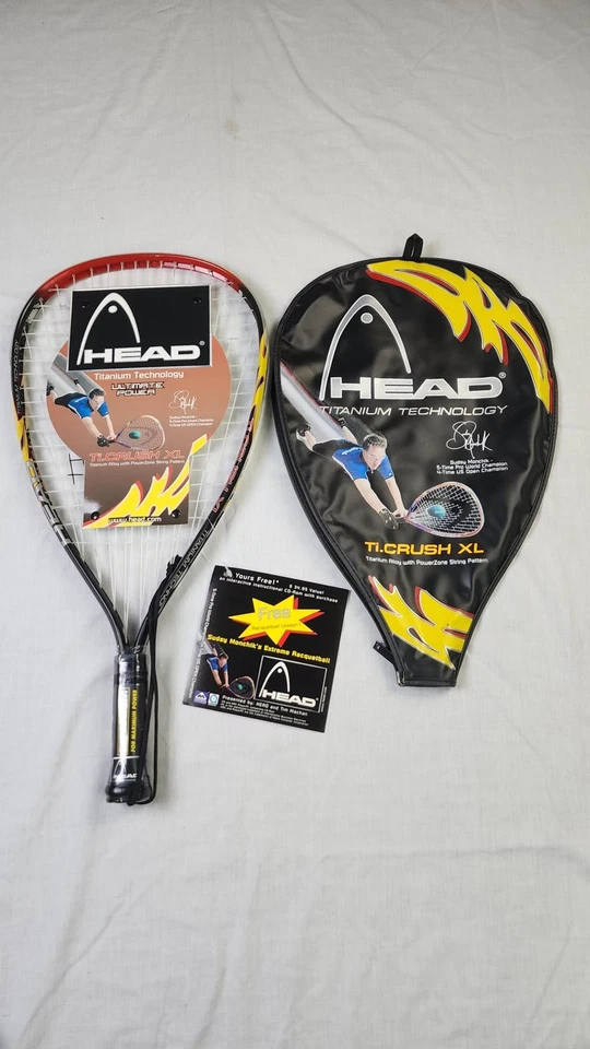 Head's Titanium Technology Racquetball Racquet Ti. Crush XL