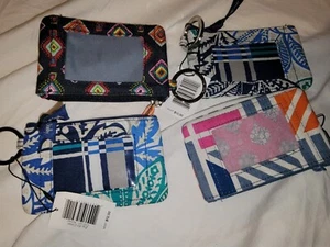 Lotto di 4 Etichette Bagaglio Vera Bradley Porta ID Borse Nuovissime Piccole   - Foto 1 di 6