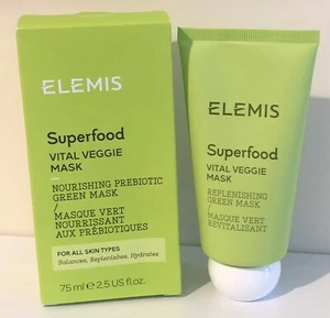 ELEMIS Superfood Vital Veggie Nourishing Green Prebiotic Face Mask 75ml BNIB - Picture 1 of 2