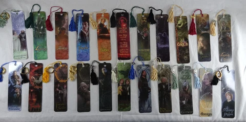 Lord of the Rings Bookmarks by Antioch Publishing LOTR FOTR Tassle 2001-2004 Cover