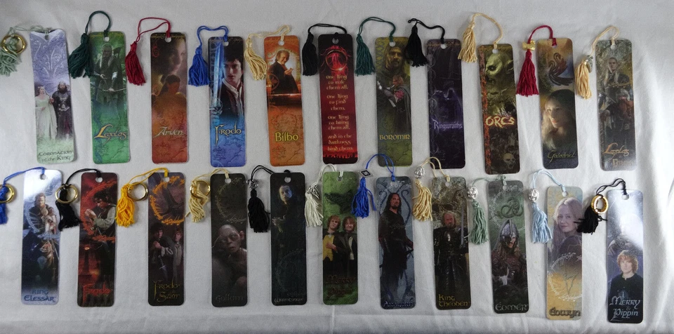 Marcadores de El Señor de los Anillos de Antioch Publishing LOTR FOTR Borla 2001-2004 Foto 1 de 1