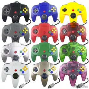 Wired Controller Compatible With Nintendo 64 N64 Joystick Video Game Console - Picture 1 of 19
