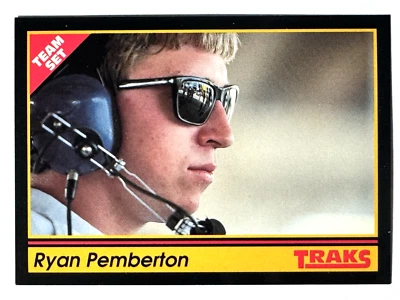 RYAN PEMBERTON Tire Specialist HOF'er DAVEY ALLISON 1991 Traks TEAM SET Card #30 - Image 1 of 2