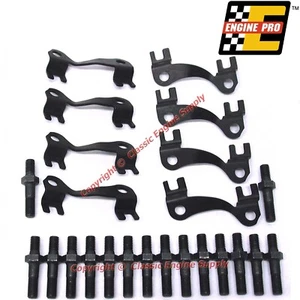 Nuevas placas guía de varilla de empuje 3/8 y pernos de brazo basculante HP para Chevy bb 396 402 427 454 - Imagen 1 de 5