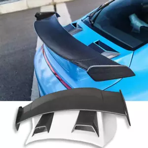 Carbon Fiber Rear Trunk Lip Spoiler Wing For GT3 Style Porsche 911 991.1 991.2 - Picture 1 of 10