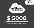 AWS - Amazon Web Services $5,000 Credits on Your Account (Startup Membership)