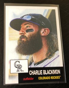 2018 Topps Now Living CHARLIE BLACKMON Rockies #31 (From Set #11 Break)
