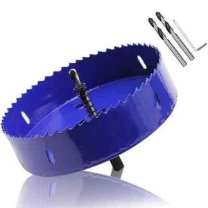 5 1/2 inch 140mm Hole Saw, 1 1/4 inch Cutting Depth HSS Bi-Metal Hole Cutter ... - Picture 1 of 6
