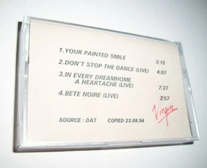 BRYAN FERRY "YOUR PAINTED SMILE" (VSCDG 1508) ADVANCE PROMO CASSETTE TAPE  - Picture 1 of 2