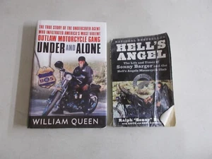 2 UNDER AND ALONE HELL'S ANGEL # MIXED LOT HC W/DJ & TRADE PB BARGER QUEEN - Picture 1 of 6