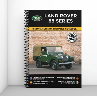LAND ROVER 88 SERIES : Libretto Di Restauro E Manutenzione - CONSEGNA GRATUITA - Immagine 1 di 4