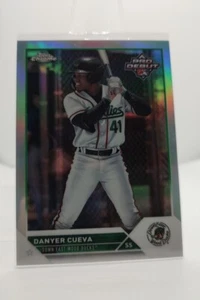 2023 Topps Pro Debut Danyer Cueva CHROME REFRACTOR /99 #PDC-2 Rangers - Picture 1 of 3