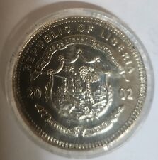 2002 Republic of Liberia $10 coin George W. Bush 43rd President of the USA