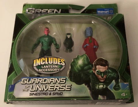 Walmart Guardians Of Universe Green Lantern Sinestro & Sayo Action Figures Pack Cover