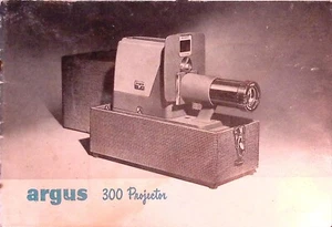 Argus 300 Projector Manual Vintage - Picture 1 of 6