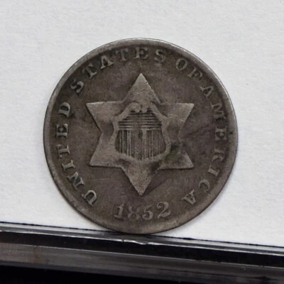 1852 Three Cent Silver 3CS - Fine (#58853-L) - Image 1 of 4