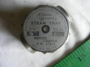TRAMPA DE VAPOR SPIRAX SARCO TD-52 3/8" S/S 3.5 PSI - 600 PSI NUEVA EN CAJA - Imagen 1 de 2