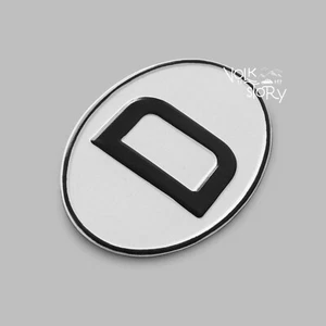 D Sign Deutschland VW VOLKSWAGEN BEETLE Mercedes benz BUG oval BRANDENBERG - Picture 1 of 7