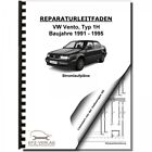 VW Vento, Typ 1H (91-95) Schaltplan, Stromlaufplan, Verkabelung, Elektrik, Pläne