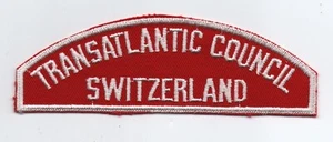 Transatlantic Council, Switzerland RWS Red & White Strip, Mint! - Picture 1 of 1