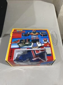 BANDAI JAPAN JET DELTA 2 SENTAI CHOGOKIN IN SCATOLA 1986 FLASH KING RARO - Foto 1 di 12