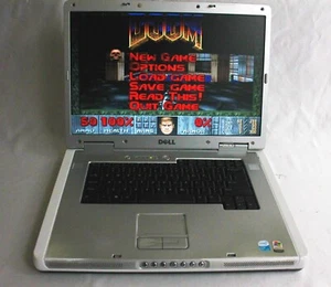 DELL INSPIRON E1705 ~ CoreDuo T2250/ 17"/ 2GB RAM/ 256GB HD/ XP PRO/ NEW BATTERY - Picture 1 of 17