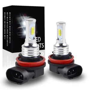 2Pcs H11 LED Headlight Kit Low Beam Bulb 500% Super Bright 6500K White 40000LM - Picture 1 of 12