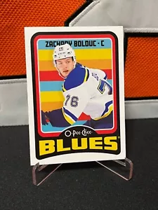 ZACHARY BOLDUC # ST. LOUIS BLUES # 2024-25 O-PEE CHEE HOCKEY RETRO ROOKIE #553 - Picture 1 of 2