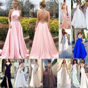 2021 Womens Party Maxi Dress Formal Cocktail Prom Bridesmaid Ball Gown Clubwear - Picture 1 of 137
