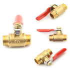 G1/4 Pipe Male To Male Thread Brass Ball Valve Hose Connector Switch 3C