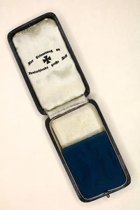WW1 Imperial German EK2 Iron Cross 2nd Class Gallantry Award Presentation Case - Picture 1 of 5