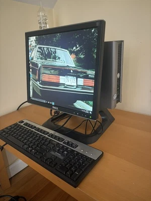 Windows 10 Dell optiplex 755 Desktop computer duo core 2GB 17" Monitor 73GB  HD - Image 1 of 4