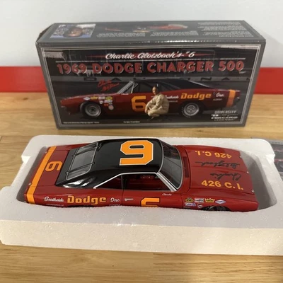 1/24 "AUTOGRAPHED" CHARLIE GLOTZBACH #6  1969 SOUTHSIDE DODGE CHARGER 500 - Image 1 of 4