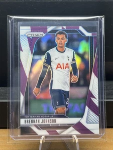 2024-25 Panini Prizm Premier League White  Purple Prizm Brennan Johnson #79 - Picture 1 of 3
