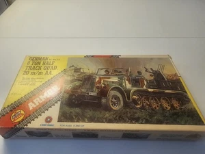 Ahm Armor 1:72 #552 tedesco Sd. kfz.7/1 8 tonnellate mezzo binario quad 20mm AA NUOVO CON SCATOLA 1974 - Foto 1 di 2