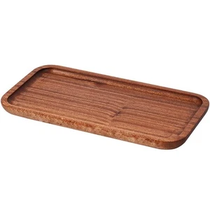 9.84in Wooden Vanity Tray, Bathroom Tray Countertop Organizer Tray for Candle... - Picture 1 of 7