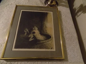 Grant Reynard, The Loge Etching #75, firmato a matita, incorniciato, raro, molto bello - Foto 1 di 11