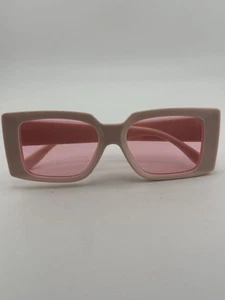 Sunglasses Pink Lens And Frames Retro MS-1 - Picture 1 of 3