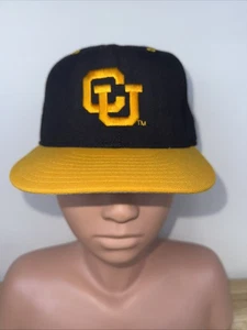 Vintage Colorado CU New Era Wool Pro Model Size 7 1/8 Hat Football Buffaloes - Picture 1 of 10