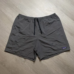 Patagonia Baggies Herren-Shorts Größe XL grau 6,5" Schrittlänge Kordelzug gefüttert Badehose - Bild 1 von 15