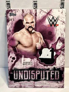 2018 Topps WWE Undisputed Undisputed Relic Scott Dawson #UR-SD FTR Purple SSP /5 - Picture 1 of 2