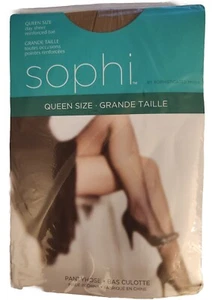 Sophi Queen Size Beige Day Sheer Pantyhose NEW - Picture 1 of 3