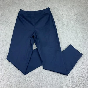 Telluride Clothing Co. Pants Womens 6 Blue High-Rise Tapered Leg Pleated Stretch - Picture 1 of 10