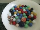 MARBLES INTERESTING GROUP SOME RARE LARGE & SMALL
