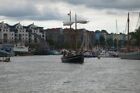 Photo 6x4 Sailing Ship, Bristol Harbour Bedminster The boats are all deck c2010