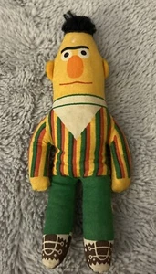 Vintage Sesamstraße Knickerbocker Bert Stofftier Puppe Plüsch Mini 6 Zoll - Bild 1 von 6